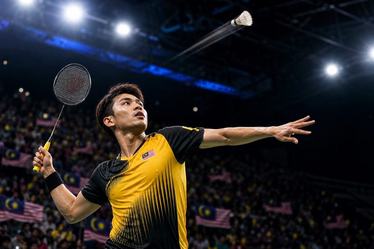 Badminton Betting Malaysia: BWF, Malaysia Open & Live Odds 2026 — Badminton betting Malaysia — national team player smash at indoor arena