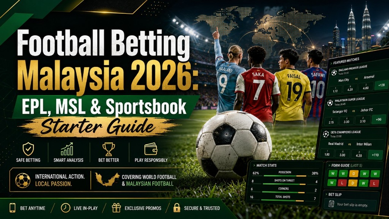 Football Betting Malaysia 2026: EPL, MSL & Sportsbook Starter Guide — Football betting Malaysia 2026 — EPL and MSL odds, Asian handicap and 1X2 chips
