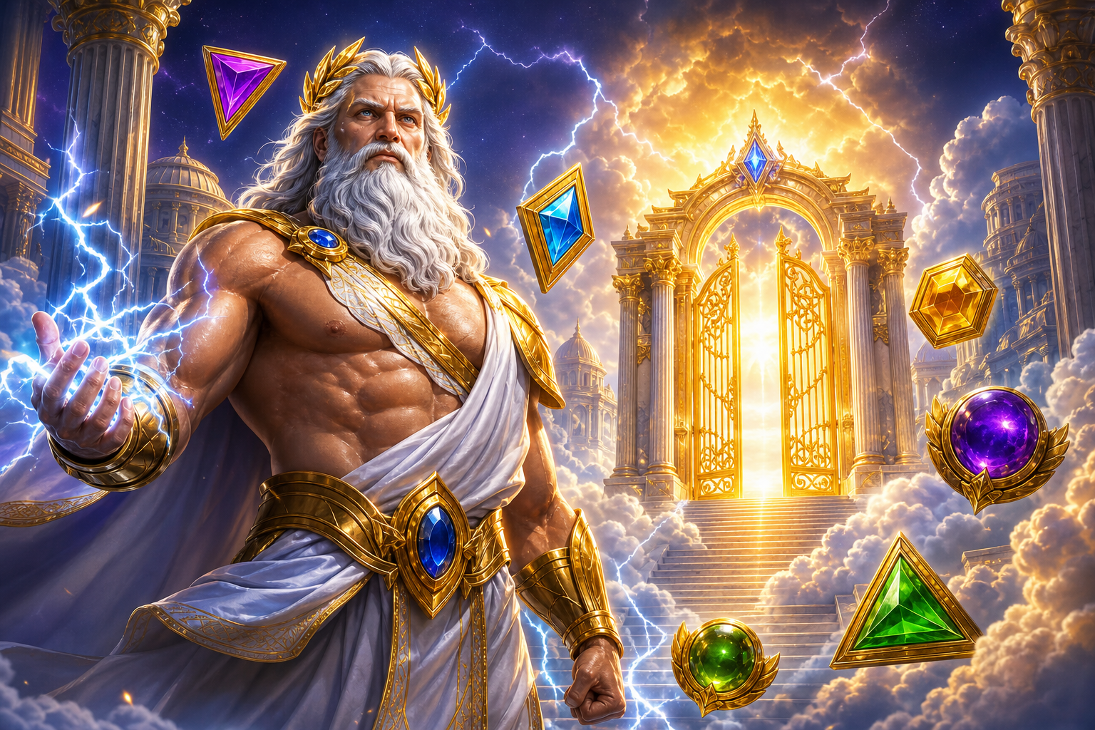 Gates of Olympus Malaysia 2026: RTP, Slot Gacor Tips & How to Play — Gates of Olympus slot — Zeus, Greek temple and lightning multipliers