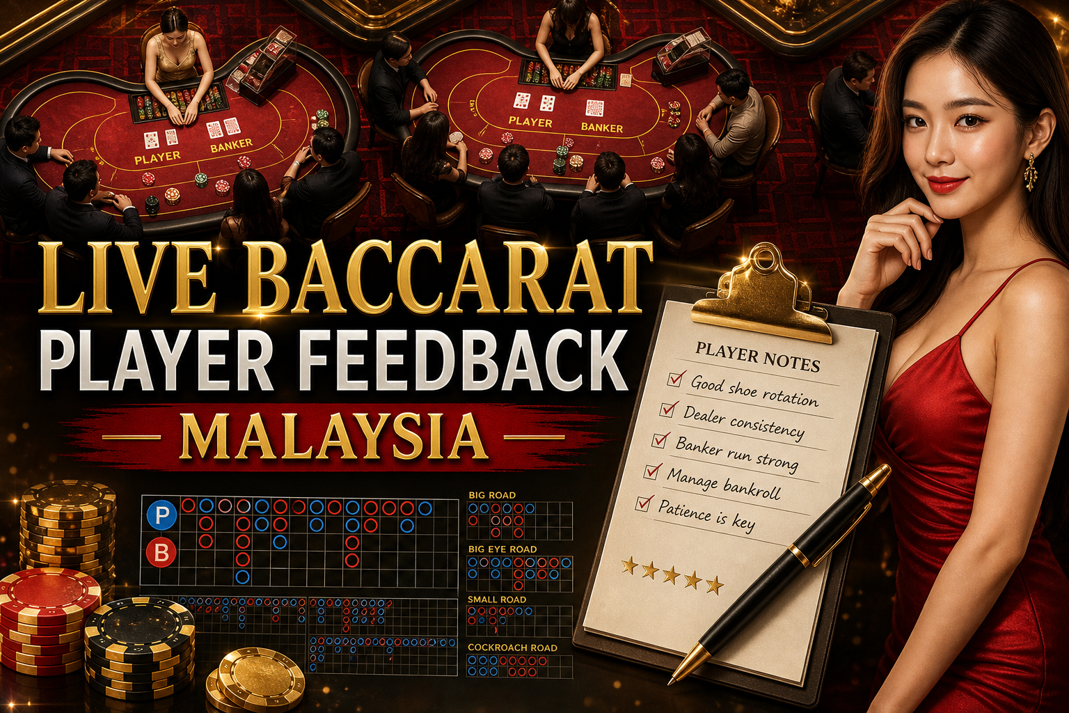 Live Baccarat Player Feedback Malaysia: Tables, Roadmaps & Limits — Live baccarat feedback — tables, roadmaps and session notes