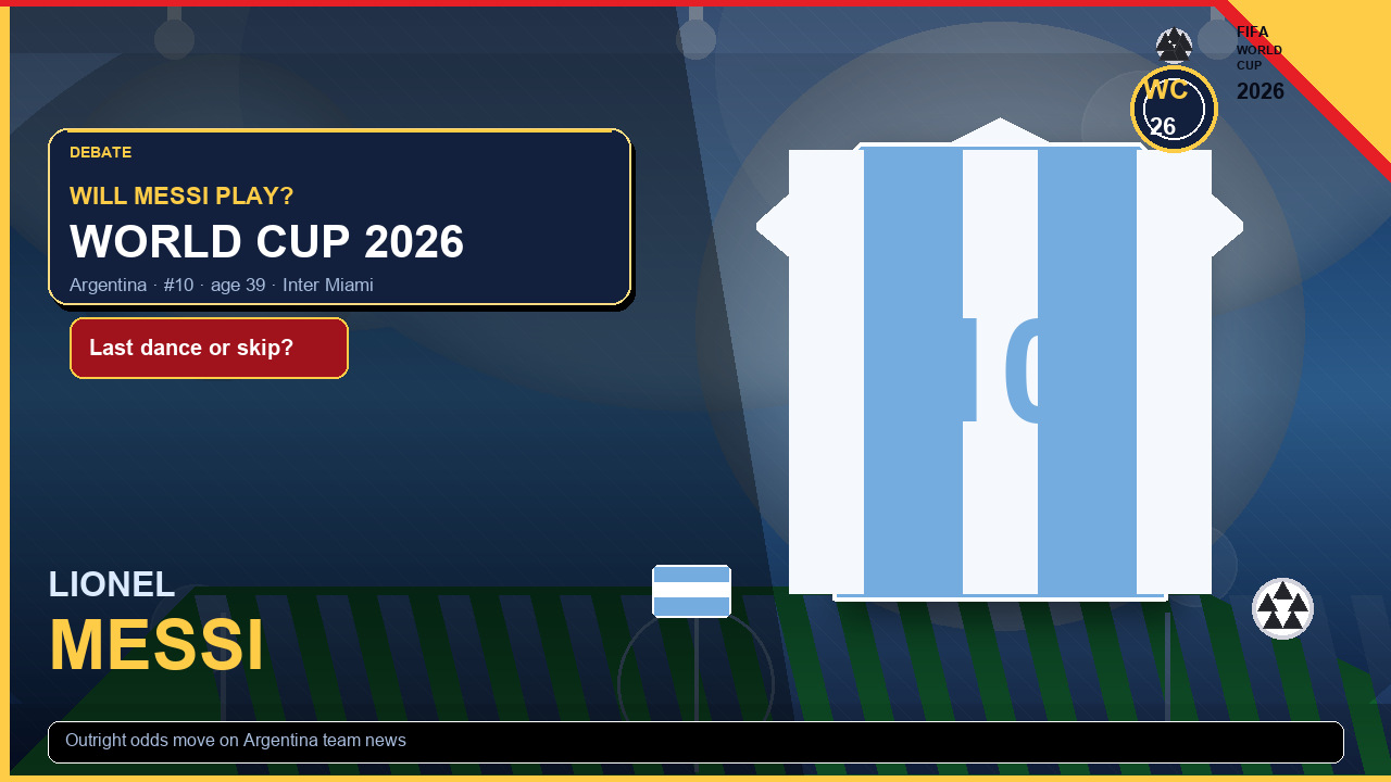 Will Messi Play the 2026 World Cup? Age, Argentina & Betting Angle — Will Messi play World Cup 2026 — Argentina number 10 jersey