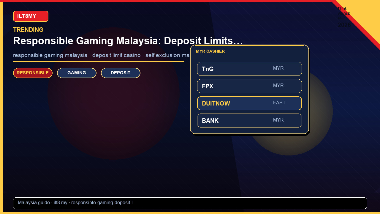 Responsible Gaming Malaysia: Deposit Limits & Cooling-Off at ILT8MY — ILT8MY blog guide Malaysia