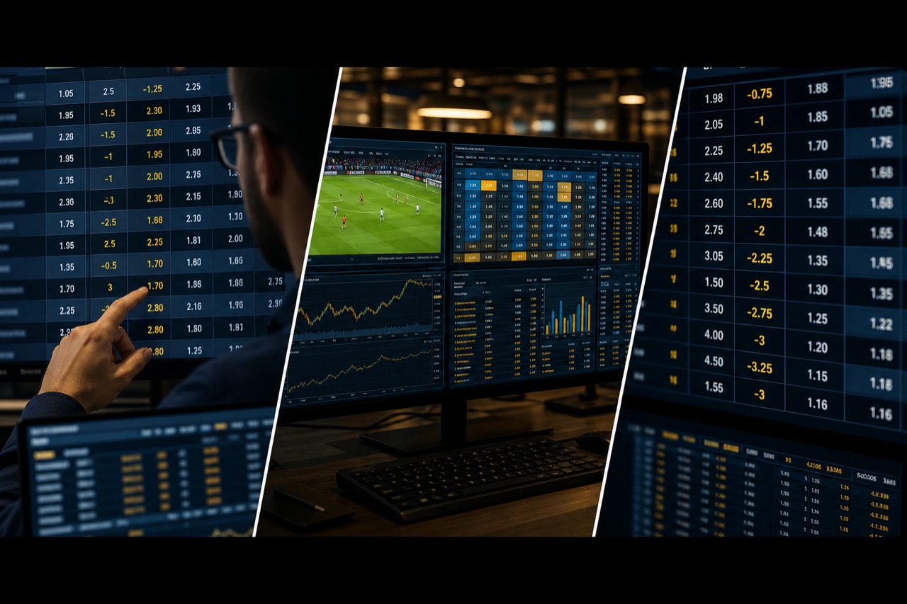 SBOBET vs IBCbet vs CMD368 Malaysia: Sportsbook Comparison 2026 — SBOBET vs IBCbet vs CMD368 — split sportsbook odds screens