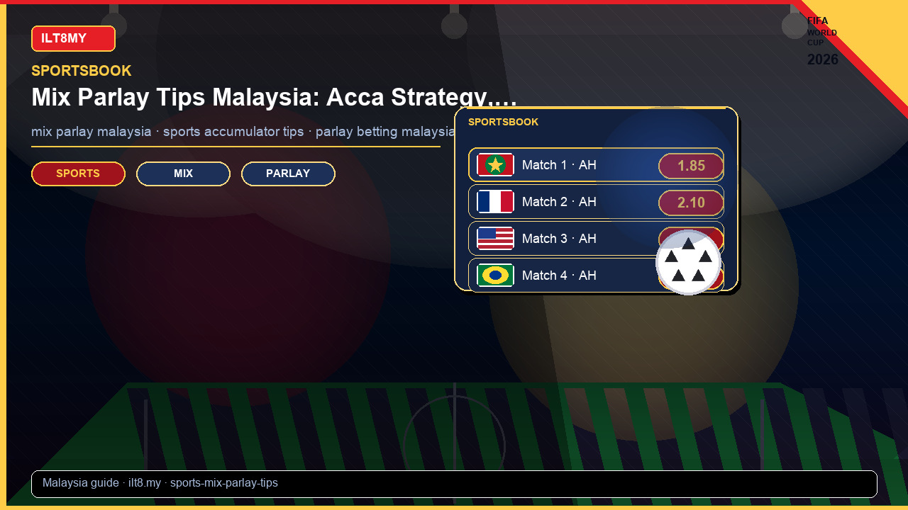 Mix Parlay Tips Malaysia: Acca Strategy, Insurance & Bankroll — ILT8MY blog guide Malaysia