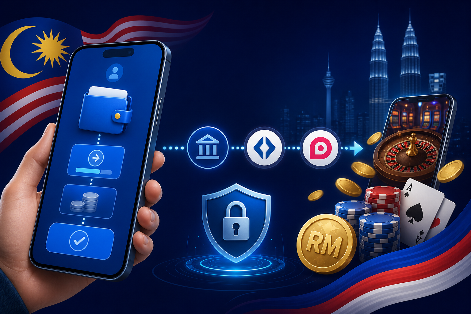 Touch n Go Casino Deposit Malaysia: TnG, FPX & DuitNow Guide — Touch n Go and FPX deposit — mobile e-wallet MYR top-up