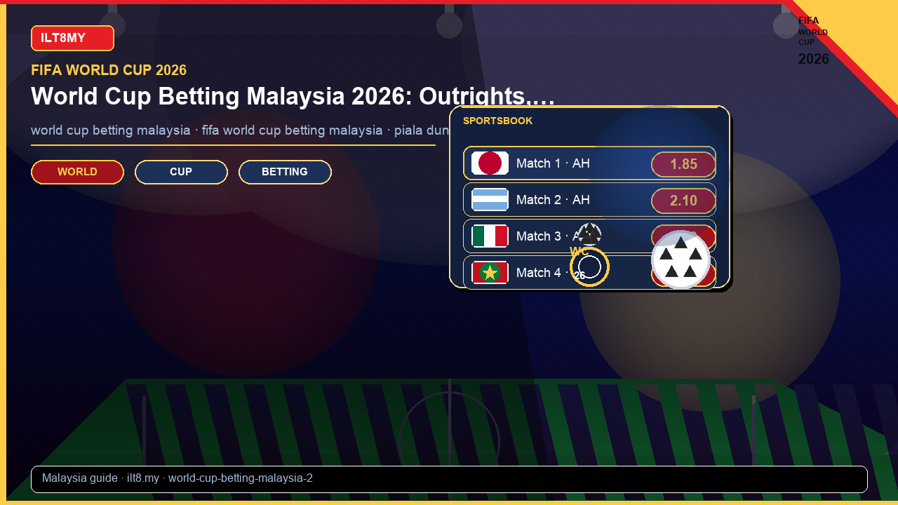 World Cup Betting Malaysia 2026: Outrights, Groups & Handicap Markets — World Cup betting Malaysia 2026 — outrights, groups and handicap markets