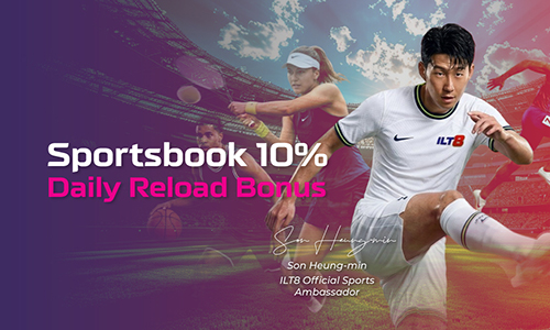MYR 500 Daily 1st Deposit Bonus for ILT8MY sportsbook — badminton athletes digital court