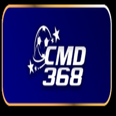 CMD368 logo on navy and gold tile — live football sportsbook at ILT8MY Malaysia